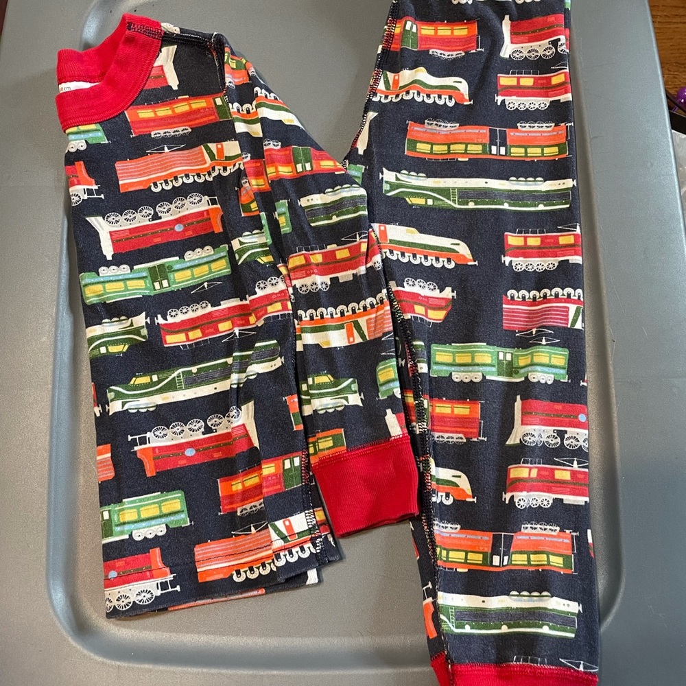 Hanna Andersson Train Pajamas-3T